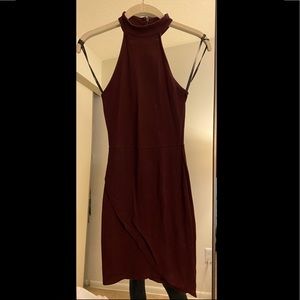 Forever 21 Maroon Knee Length Dress